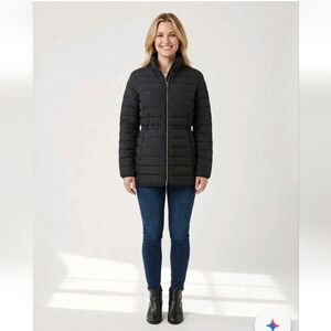 Nautica Women's Black Puffer Jacket